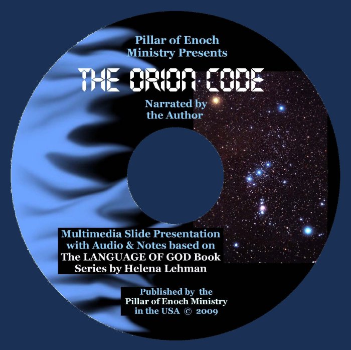 Cover for The ORION CODE by Helena Lehman